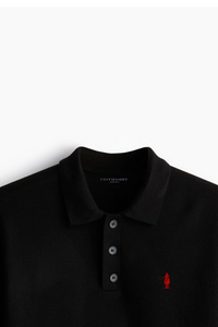 BLACK POLO SHIRT