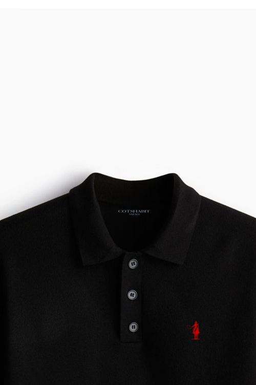 BLACK POLO SHIRT